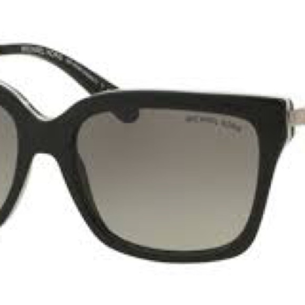 Michael Kors  ABELA MK 6038 Black Square Sunglasses with Dark Lenses - Picture 6 of 9